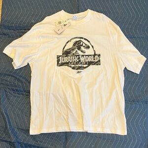Reebok White Jurassic World Tee